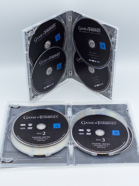 5x Game of Thrones DVD Konvolut Staffel 1-3, 6, 8
